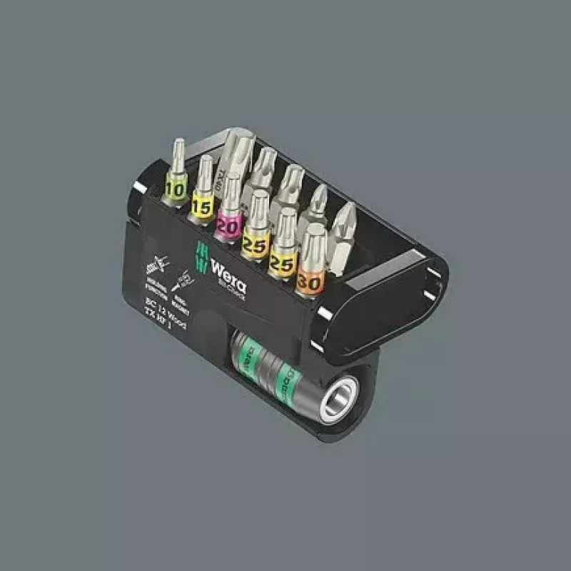 Set de puntas Wera 05073641001 Bit-Check 12 Wood TORX HF 1 SB