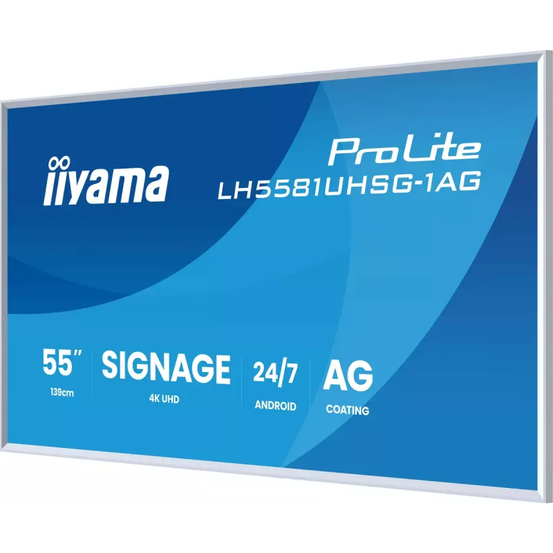 Monitor iiyama LH5581UHSG-1AG 54.6 pulgadas pantalla plana interactiva 4K Ultra HD 3840 x 2160