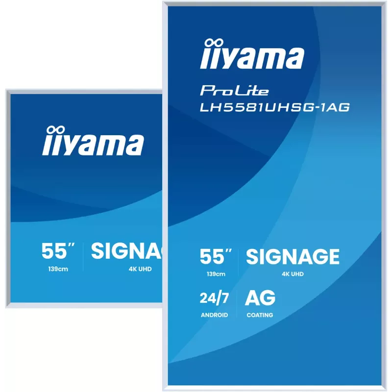 Monitor iiyama LH5581UHSG-1AG 54.6 pulgadas pantalla plana interactiva 4K Ultra HD 3840 x 2160