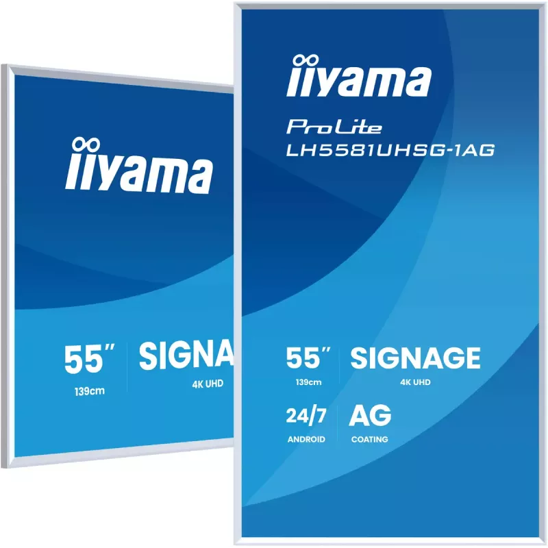 Monitor iiyama LH5581UHSG-1AG 54.6 pulgadas pantalla plana interactiva 4K Ultra HD 3840 x 2160