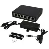 Switch PoE Gigabit PULSAR SG-64 — 4 puertos PoE, 2 puertos uplink