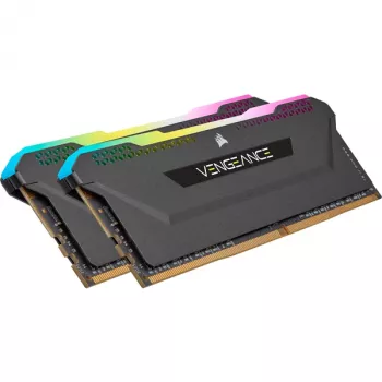Memoria RAM CORSAIR 16GB DDR4 3200MHz C16 (2x8GB) Vengeance RGB Pro negra