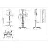 Soporte carro de TV Manhattan 461245