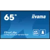iiyama LH6560UHS-B2AG Pantalla de señalización digital A-board 163,8 cm (64,5 inch) LED Wi-Fi 500 cd/m² 4K Ultra HD Negro Procesador integrado Android 11 24/7