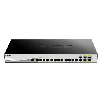 D-Link DXS-1210-16TC/E Switch de red gestionado L2 10G Ethernet (100/1000/10000) Gris