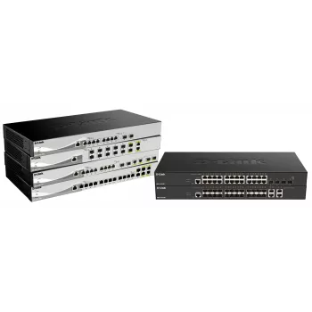D-Link DXS-1210-16TC/E Switch de red gestionado L2 10G Ethernet (100/1000/10000) Gris