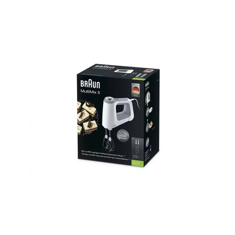 Braun HM5100 Multimix 5 Batidora de mano 750 W Gris, Blanco