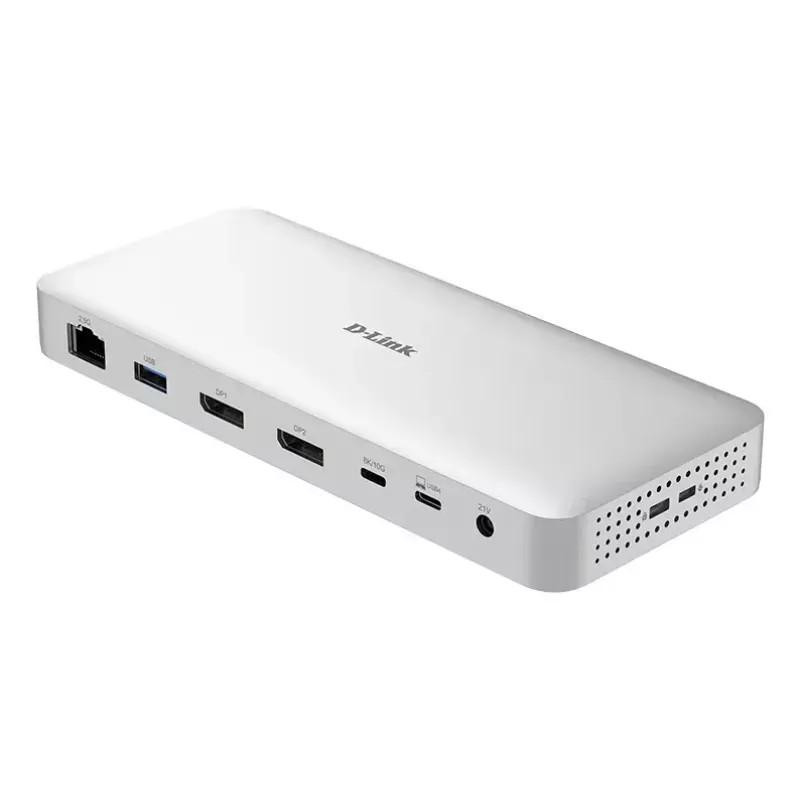 D-Link 9-en-1 Base de acoplamiento USB4 con cable USB4 100W 8K Ultra HD