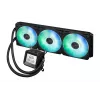 Refrigeración líquida todo en uno ASUS Prime LC 360 ARGB LCD — Radiador de 360 mm, 3 ventiladores de 120 mm, LCD, PWM, Negro