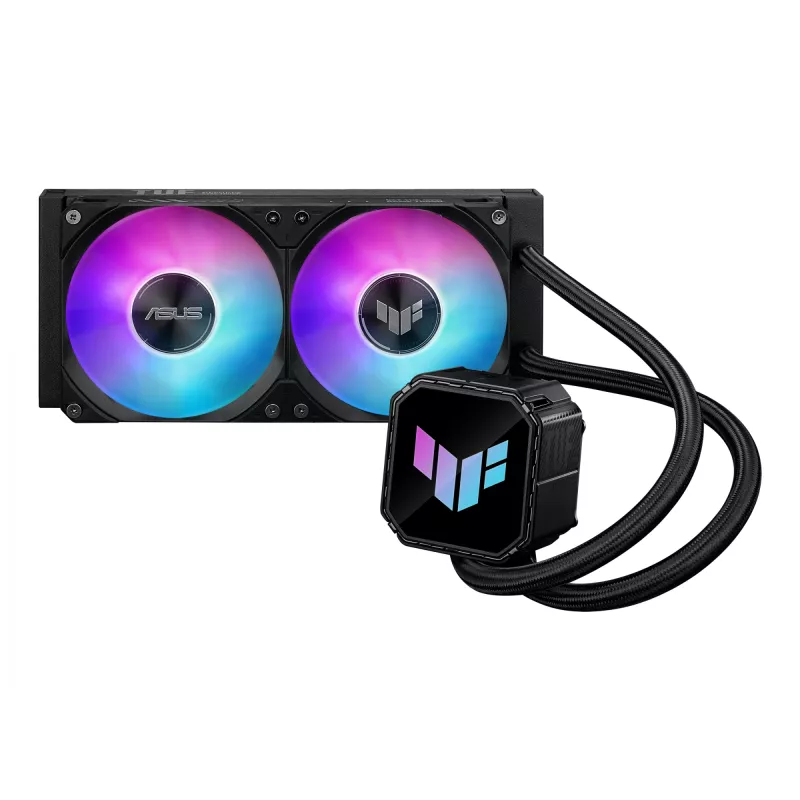 Refrigeración líquida todo en uno ASUS TUF GAMING LC III 240 ARGB — Radiador de 240 mm, 2 ventiladores ARGB de 120 mm, compatibilidad con socket AM5, Negro