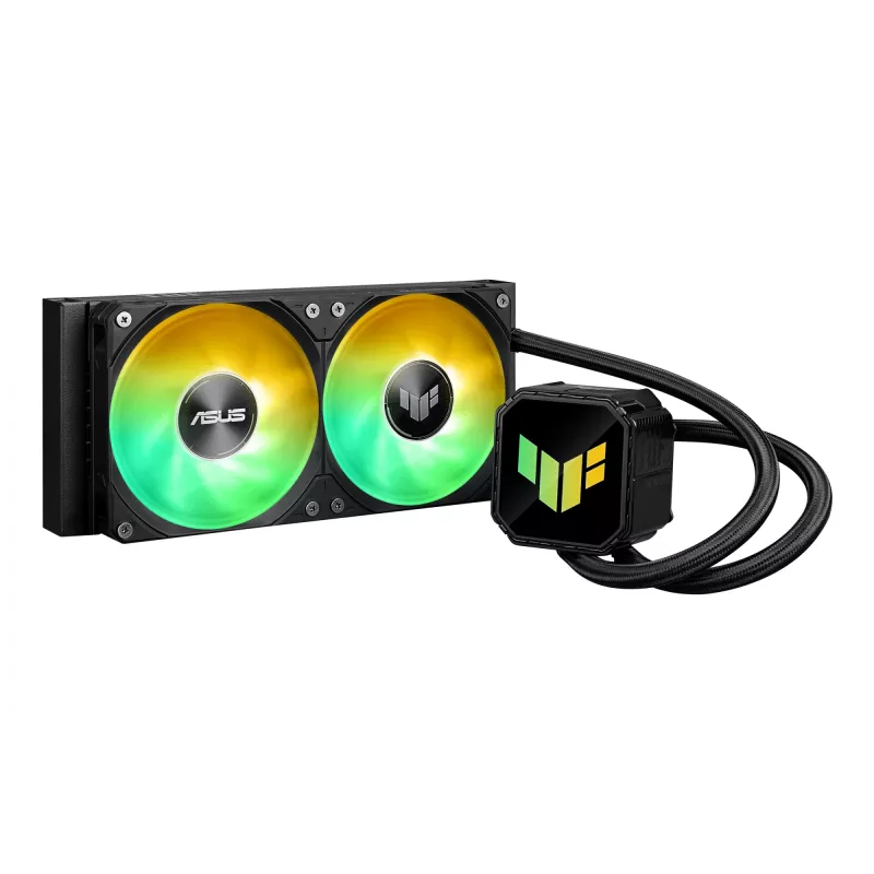 Refrigeración líquida todo en uno ASUS TUF GAMING LC III 240 ARGB — Radiador de 240 mm, 2 ventiladores ARGB de 120 mm, compatibilidad con socket AM5, Negro