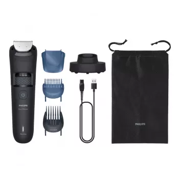 Recortadora de barba Philips BT5780/15 con recogedor de pelo, 0,4–20 mm, 40 niveles, inalámbrica