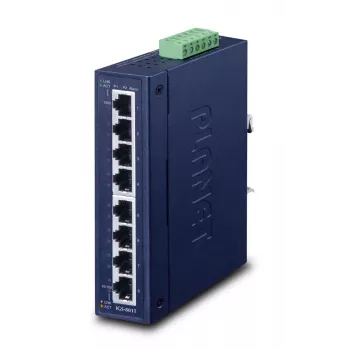 PLANET IP30 Switch Gigabit industrial de 8 puertos