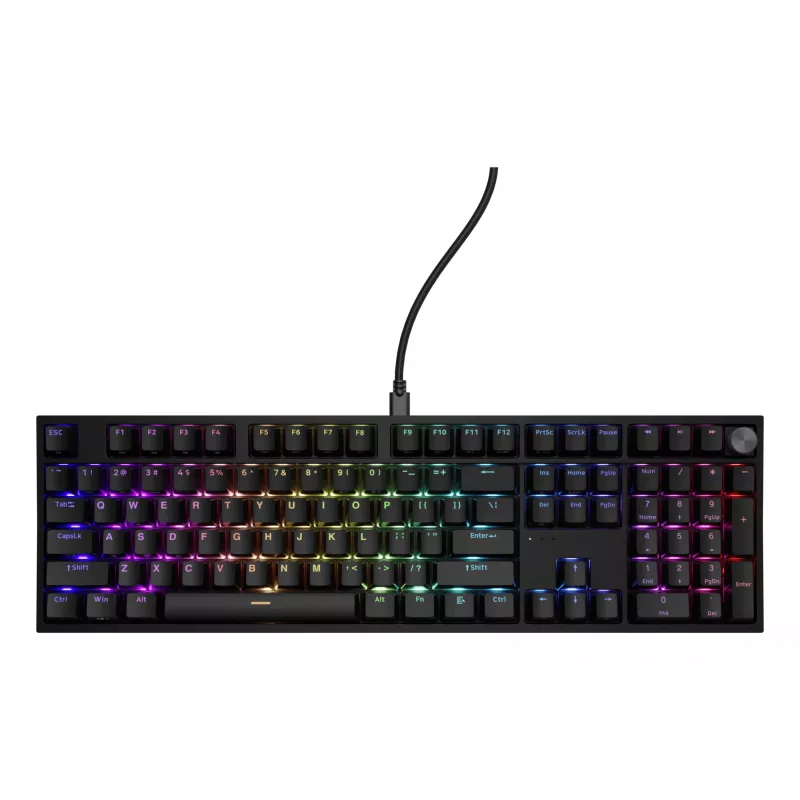 Teclado mecánico Genesis THOR 404 — Tamaño completo 100 % USB QWERTY Inglés, negro, RGB
