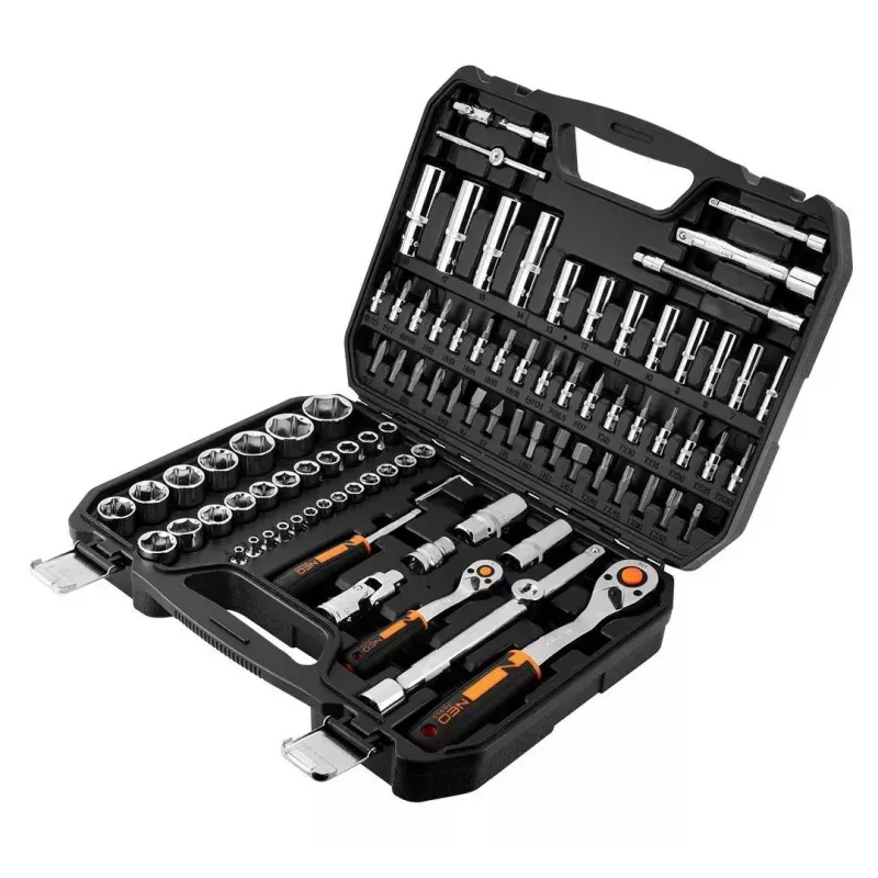 Juego de vasos de carraca NEO Tools 10-062, accionamiento 1/2