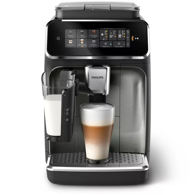 Cafetera espresso Philips EP3349/70 — superautomática, 15 bar, depósito de café en grano 275 g, molinillo cerámico, depósito de leche