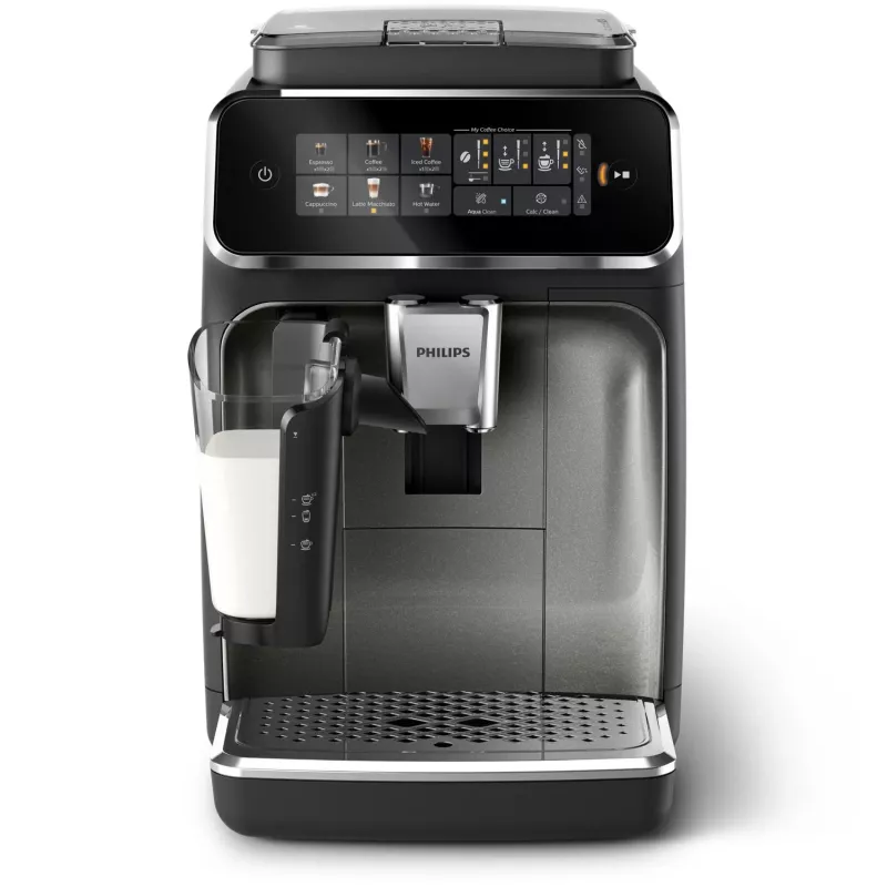 Cafetera espresso Philips EP3349/70 — superautomática, 15 bar, depósito de café en grano 275 g, molinillo cerámico, depósito de leche