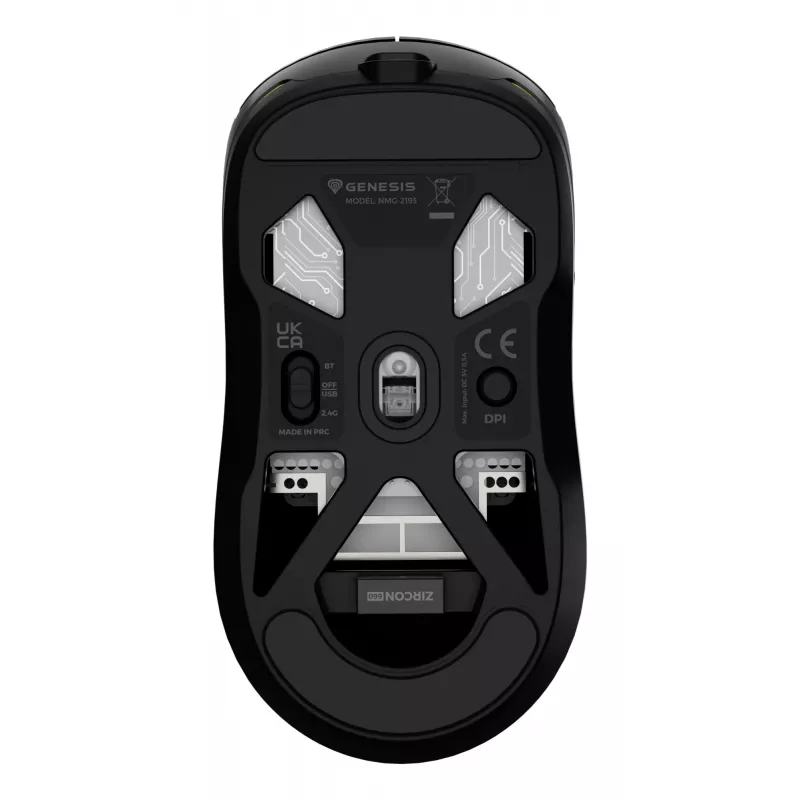 GENESIS NMG-2193 Ratón Gaming Ambidiestro Bluetooth + USB Type-C Óptico 26000 DPI