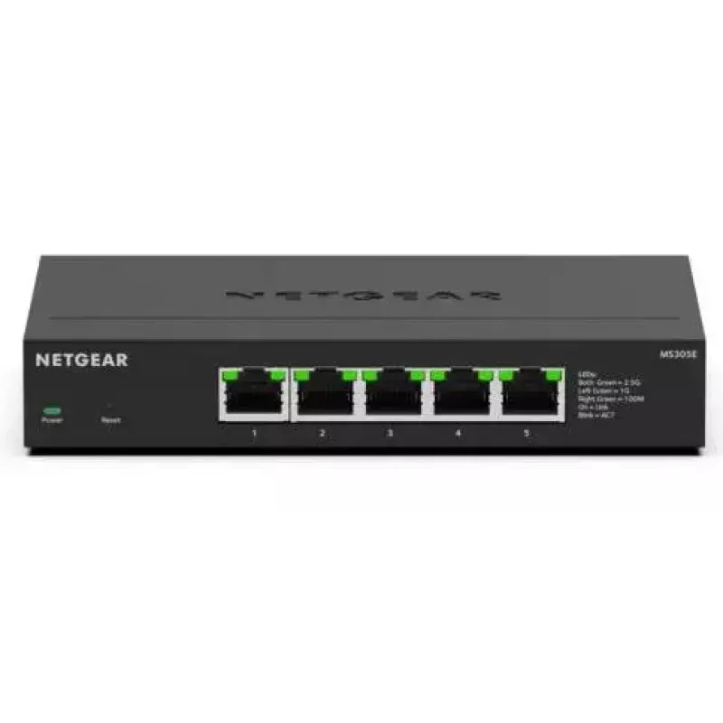 NETGEAR MS305E No gestionado 2.5G Ethernet (100/1000/2500) Negro
