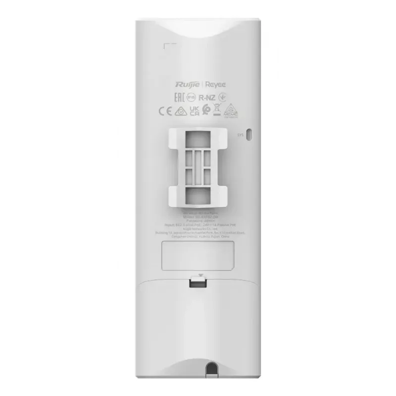 Ruijie Reyee RG-RAP62-OD punto de acceso inalámbrico para exteriores, Wi-Fi 6, AX3000, doble banda, 1774 Mbps, PoE, Cloud, blanco
