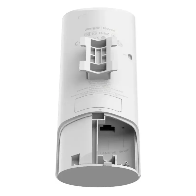 Ruijie Reyee RG-RAP62-OD punto de acceso inalámbrico para exteriores, Wi-Fi 6, AX3000, doble banda, 1774 Mbps, PoE, Cloud, blanco
