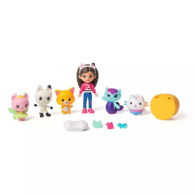 Spin Master Gabby's Dollhouse: La película – set de figuras Cat-venture Crew, a partir de 3 años