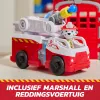 PAW Patrol Fire Rescue centro de mando de rescate de bomberos con figura de Marshall, camión de bomberos de rescate, luces, lanzador y efectos de sonido, juguete infantil para niños y niñas a partir de 3 años