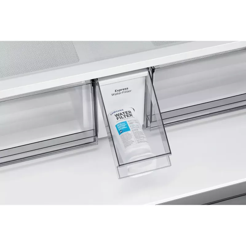 Frigorífico side-by-side Samsung RF59C701ES9 — French Door, 649 L total (390 L frigorífico / 269 L congelador), Plata
