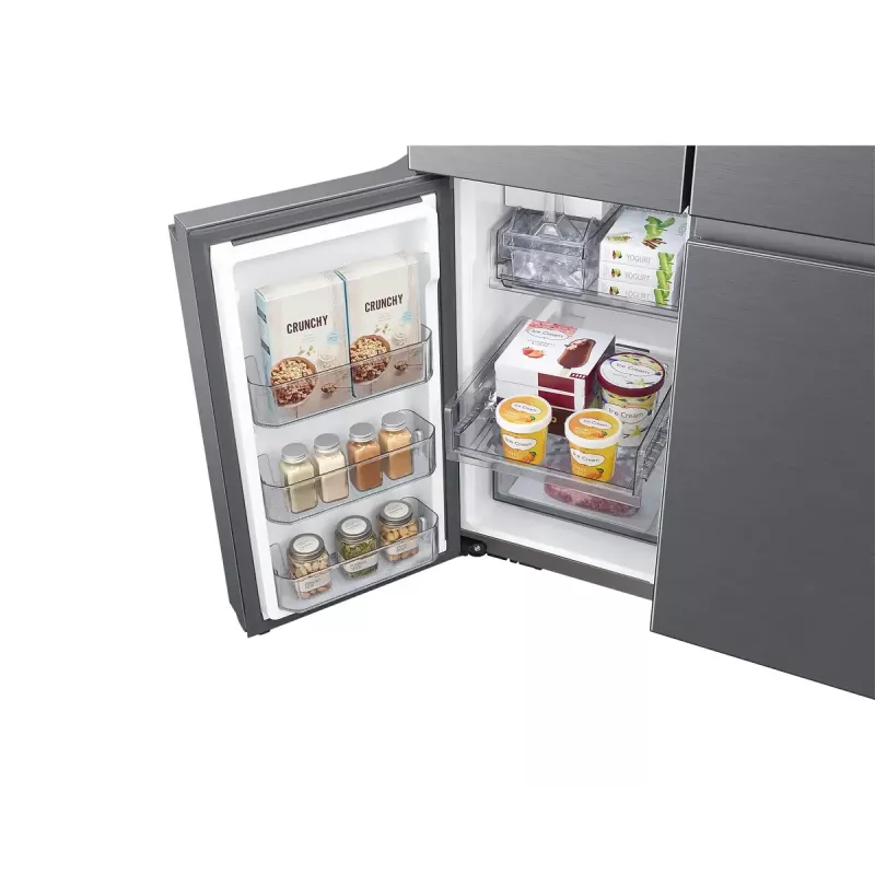 Frigorífico side-by-side Samsung RF59C701ES9 — French Door, 649 L total (390 L frigorífico / 269 L congelador), Plata