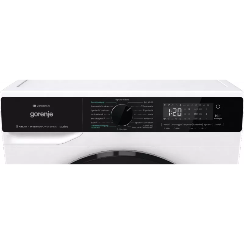 Gorenje WD2PA1X64ADW/DE lavadora-secadora independiente de carga frontal Blanca