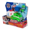 PAW Patrol Fire Rescue: Rocky Rescue camión cisterna de bomberos con figura de acción, brazo de agarre y camión de juguete, juguete para niños y niñas a partir de 3 años