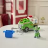 PAW Patrol Fire Rescue: Rocky Rescue camión cisterna de bomberos con figura de acción, brazo de agarre y camión de juguete, juguete para niños y niñas a partir de 3 años