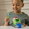 PAW Patrol Fire Rescue: Rocky Rescue camión cisterna de bomberos con figura de acción, brazo de agarre y camión de juguete, juguete para niños y niñas a partir de 3 años