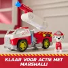Coche de juguete de bomberos Spin Master Marshall Rescue Fire Engine con figura de acción, lanzador de proyectiles, plástico, a partir de 3 años