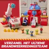 Coche de juguete de bomberos Spin Master Marshall Rescue Fire Engine con figura de acción, lanzador de proyectiles, plástico, a partir de 3 años