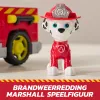 Coche de juguete de bomberos Spin Master Marshall Rescue Fire Engine con figura de acción, lanzador de proyectiles, plástico, a partir de 3 años