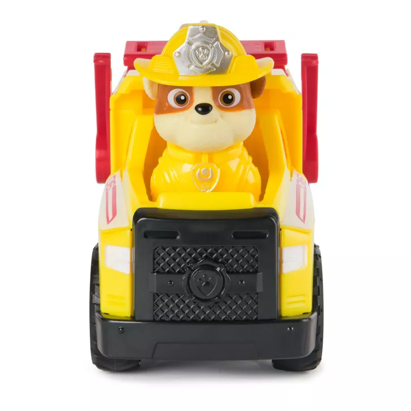 PAW Patrol Fire Rescue: Rubble Rescue camión volquete de bomberos con figura de acción, proyectiles y camión de juguete, juguete para niños y niñas a partir de 3 años