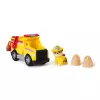 PAW Patrol Fire Rescue: Rubble Rescue camión volquete de bomberos con figura de acción, proyectiles y camión de juguete, juguete para niños y niñas a partir de 3 años