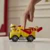 PAW Patrol Fire Rescue: Rubble Rescue camión volquete de bomberos con figura de acción, proyectiles y camión de juguete, juguete para niños y niñas a partir de 3 años