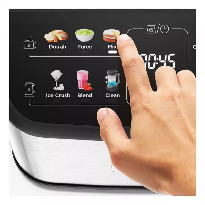 Robot de cocina Kenwood MultiPro OneTouch 1000 W 3 L Negro, acero inoxidable, báscula integrada