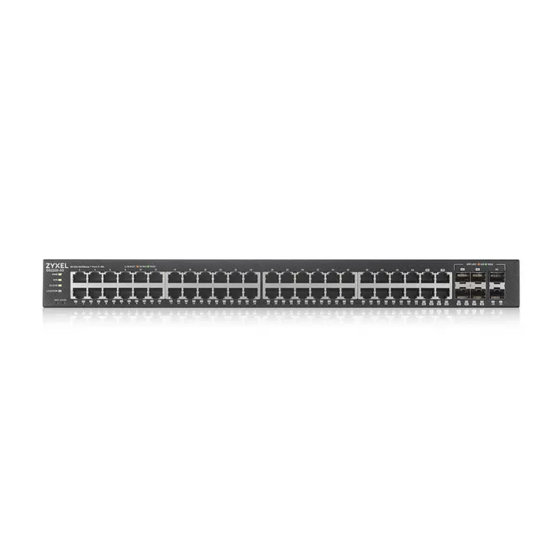 Zyxel GS2220-50-EU0101F switch de red gestionado L2 Gigabit Ethernet (10/100/1000) Negro