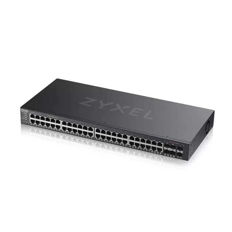 Zyxel GS2220-50-EU0101F switch de red gestionado L2 Gigabit Ethernet (10/100/1000) Negro