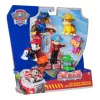 PAW Patrol pack de equipo de rescate de bomberos con 7 figuras de acción coleccionables, incl. Ryder y 6 cachorros, juguete para niños y niñas a partir de 3 años