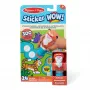 Melissa & Doug Sticker WOW! bloc de actividades de 24 páginas y sellos de pegatinas, 300 pegatinas, juguete fidget de arte y manualidades figura coleccionable – Tigre – certificado FSC