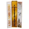 Spin Master Wizarding World Harry Potter varita auténtica de Albus Dumbledore con soporte de Hogwarts, para juegos de rol, de plástico, a partir de 14 años