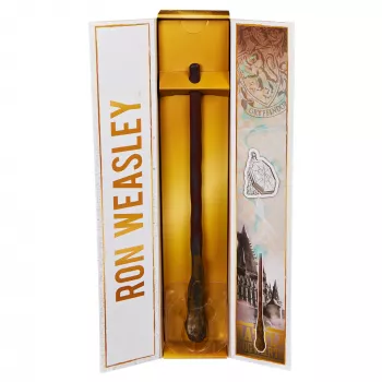 Wizarding World Harry Potter, varita mágica coleccionable Ron Weasley de 12