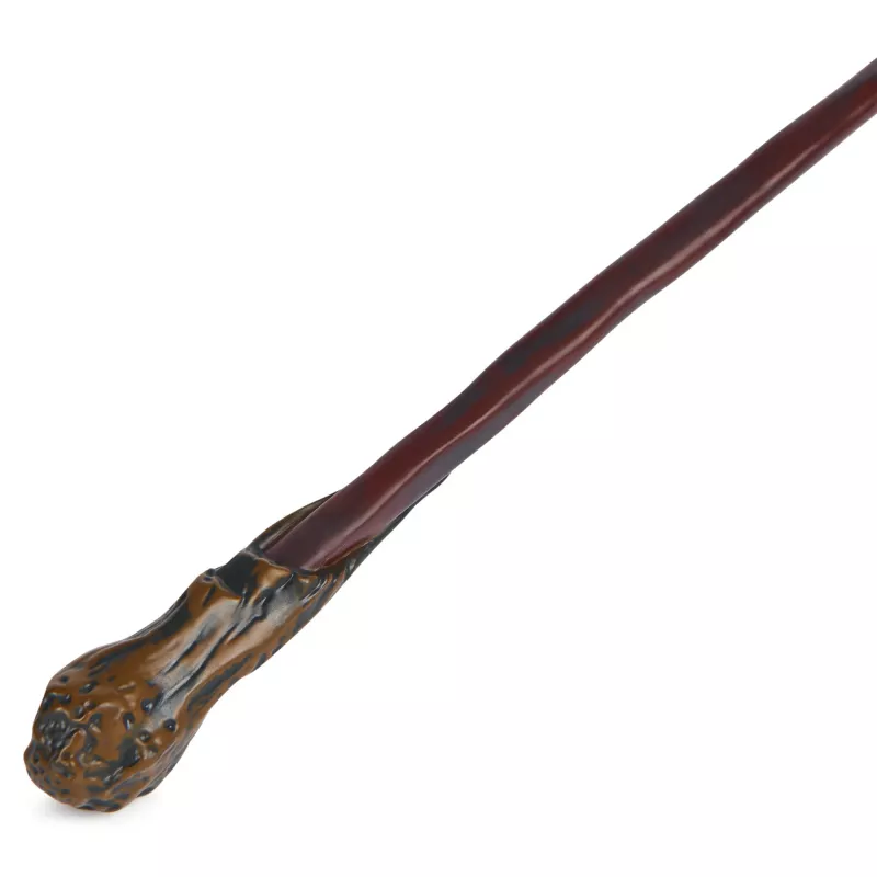 Spin Master Wizarding World Harry Potter varita auténtica de Ron Weasley con soporte de Hogwarts, para juegos de rol, de plástico, a partir de 14 años