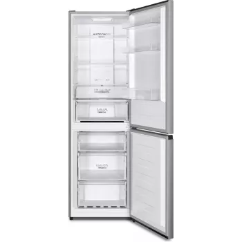 Frigorífico combi Gorenje NRK619CAXL4 SI, 304 L, SN-N, 6 kg/24h, C, compartimento Fresh Zone, gris