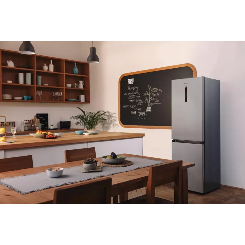 Gorenje NRK619CAXL4 frigorífico combi de libre instalación, 304 l (207 l + 97 l), 186 cm, clase energética C, SN-T, gris