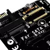 SilverStone SST-ECM20 tarjeta controladora de almacenamiento M.2 SATA, 2x M.2 interno, 32 Gbit/s